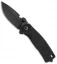 DPx Gear HEST/F Urban Frame Lock Knife Triple Black G-10 (2.9" Black)