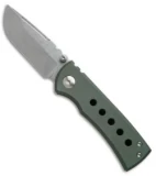 Chaves American Made Redención 228 Frame Lock Knife Matte Green Ti (3.25")