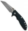 Hinderer Knives Fatty Ed. XM-18 3.5 Wharncliffe Knife Black/Blue G-10 (SW)