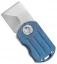 Curtiss Knives ODT Frame Lock Knife Blue Titanium (1" Stonewash)