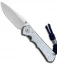 Chris Reeve Knives USN VIII Small Inkosi Frame Lock Knife (2.75" Stonewash) CRK