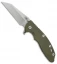 Hinderer Knives Fatty Edition XM-18 3.5 Wharncliffe Knife OD Green G-10 (SW)