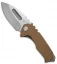 Medford Praetorian Genesis G Frame Lock Knife Coyote G-10 (3.3" Stonewash) MKT