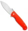 Viper Knives Italo Flipper Frame Lock Knife Orange G-10 (3.75" Satin) V5944GO