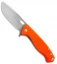 Viper Knives Vox Fortis Flipper Knife Orange G-10 (3.5" Stonewash) V5952GO