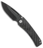 Medford Dress Marauder Frame Lock Knife Carbon Fiber/Ano Ti (2.6" Black PVD) MKT