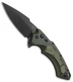 Hogue Knives X5 Spear Point Flipper Knife OD Green G-Mascus (3.5" Black)