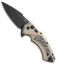 Hogue Knives X5 Spear Point Flipper Knife FDE G-Mascus (3.5" Black)