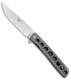 Brad Zinker Custom Model T Flipper Frame Lock Knife Ti (3.875" Polished)