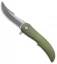 HEAdesigns Equilibrium Frame Lock Knife Green Titanium (3.9" Two-Tone)