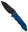 Guardian Tactical Deltrix Nano Combat Folder Knife Blue (3.1" Black)