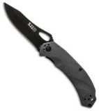 5.11 Tactical Alpha Liner Lock Folding Knife Gray FRN (3" Black) 51127