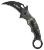 Fox Knives Karambit Folder Knife Digi Camo G-10 (3.1" Black) 479DGC