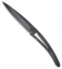 Deejo 37g Black Ultra-Light Frame Lock Knife Grenadilla (3.75 Black)