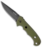 CRKT Hammond Cruiser LAWKS Liner Lock Knife OD Green (3.75" Black) 7904DKG