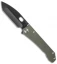 Medford 187DPT Frame Lock Knife OD Green G-10 (4.25" Black PVD) MKT