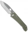 Medford 187DP Frame Lock Knife OD Green G-10 (4.25" Gray PVD) MKT