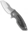 Custom Knife Factory Peace Duke Frame Lock Knife Ti/CF (3" Stonewash)