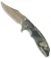 Hinderer Knives XM-18 3.5 Bowie Flipper Knife ACU Camo G-10 (Battle FDE)