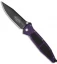 Microtech Mini Socom Manual Knife Purple Aluminum (3.25" Black) 12/1998