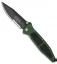 Microtech Mini Socom Manual Knife Green Aluminum (3.25" Black Serr) 12/1998