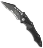 Microtech Vector Manual Knife (3.125" Black Serr) 08/1999