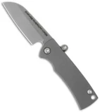 Chaves American Made Redención Friction Folder Knife Titanium (2.25" Bead Blast)