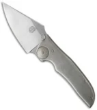 John Gray Custom THUCK Frame Lock Knife Titanium (3.5" Satin)