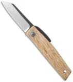 Hiroaki Ohta Knives OFF FK 5 Friction Folder Olive Wood (2.125" Two-Tone)