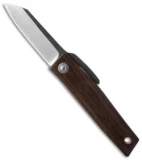 Hiroaki Ohta Knives OFF FK 5 Friction Folder Dark Wood (2.125" Two-Tone)