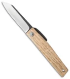 Hiroaki Ohta Knives OFF FK 7 Friction Folder Olive Wood (2.75" Two-Tone)