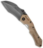 Dwaine Carrillo SC250 Scout Rhino Frame Lock Knife Coyote G10/Ti (4.25" Black)