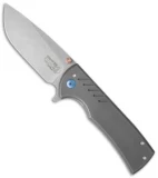 Ferrum Forge + Chaves Veloz Flipper Knife Slide Gray (3.125" Stonewash) FFKW