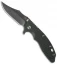 Hinderer Knives XM-18 3.5 Bowie Flipper Knife Green/Black (Black SW)