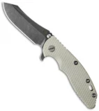 Hinderer Knives XM-18 3.5 Skinner Flipper Knife Sand (Black SW)