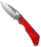 Duane Dwyer Custom SMF Bowie Knife Red/White Stepped Ti (3.9" Satin PD-1)