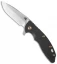 Hinderer Knives XM-18 3.5 Spanto Flipper Knife Black/Bronzed Ti (Stonewash)