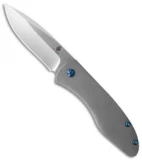 Kizer Vagnino Velox 2 Flipper Knife Titanium (3.375" Stonewash) Ki4478