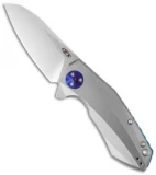 Zero Tolerance 0456 Flipper Knife Titanium (3.25" SW/Satin) ZT