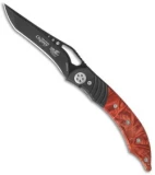 Delta Z Osprey Liner Lock Knife Maple Burl (3.50" Black) DZ-7130-MR