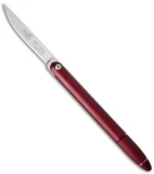 Delta Z 360° Pivot Pen Knife Burgandy (3.00" Satin) Z-1401-AR