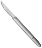 Delta Z 360° Pivot Pen Knife Silver (3.00" Satin) Z-1401-AS