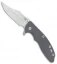 Hinderer Knives XM-18 3.5 Bowie Flipper Knife Gray (Stonewash)