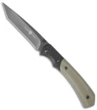 Browning Black Label Thin Ice Liner Lock Knife Tan G-10 (3.375" Gray)
