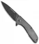 Real Steel Knives E571 Frame Lock Knife (3.375" Black)