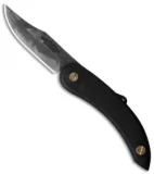 Svord Heavy Peasant Clip Point Friction Folder Black (3.5" Two-Tone)