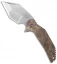 Grindhouse Knives Mini-FOK Frame Lock Knife UNOB Ti (2.875" Satin)