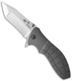 HTM Kirby Lambert Snap Tanto Spring Assisted Knife Gray (3.5" Satin)