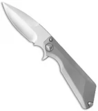 Marfione / Strider Custom MSG-3 Flipper Knife Titanium (3.5" Mirror Polish) III