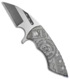 Sergey Rogovets Knives Model XR-4 Flipper Titanium Knife (3.25" Two-Tone)